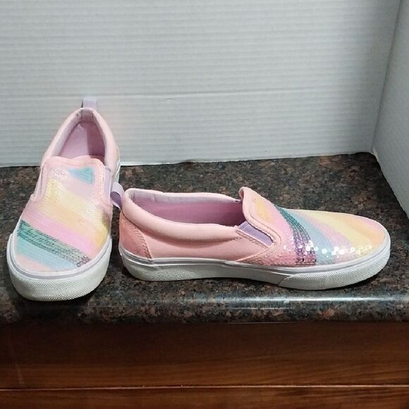 SKETCHERS RAINBOW SNEAKERS.. SIZE 3 - Picture 1 of 6